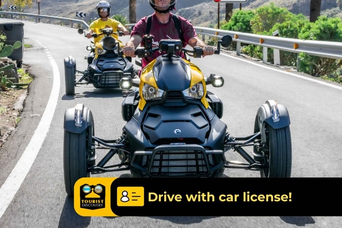 Maspalomas: Ryker Moto Tour to Fataga (Mountain buggy)