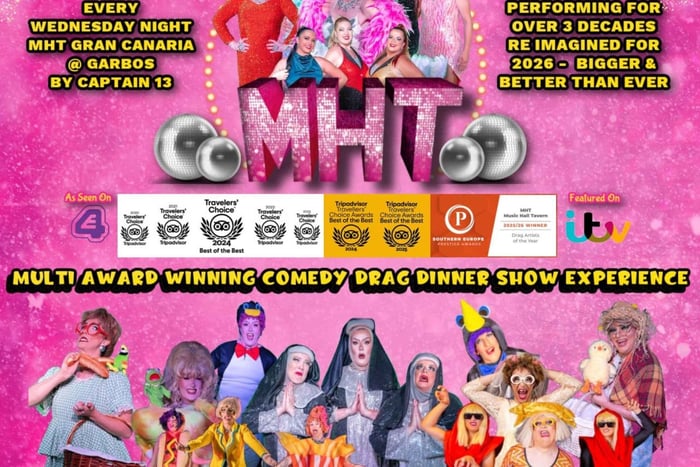 MHT Gran Canaria - Comedy Drag Dinner Show Experience