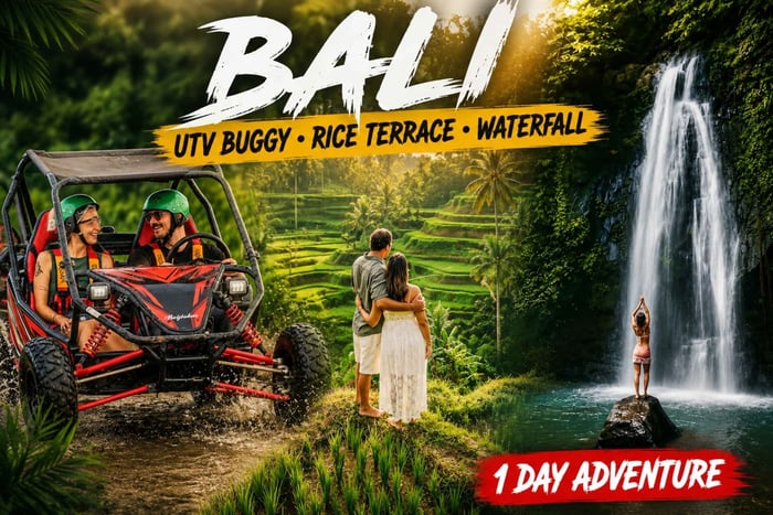 Bali: UTV-buggyavontuur, Rijstterras en Waterval-tour