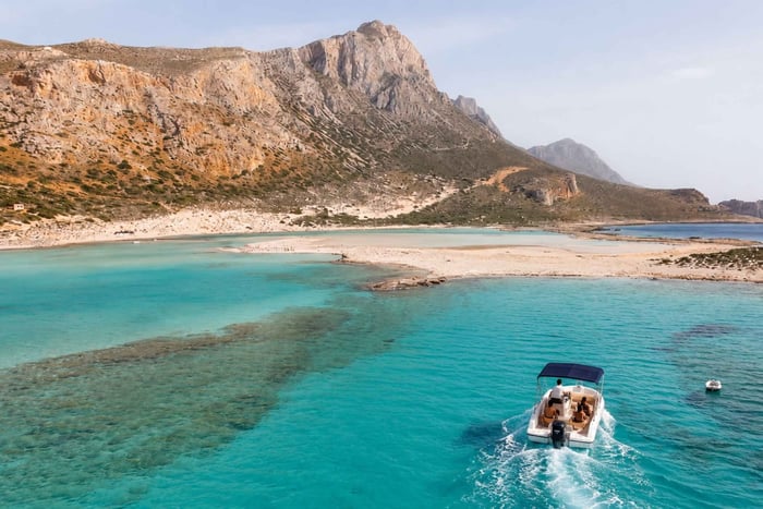 Balos: noleggio di barche private, senza patente, skipper opzionale