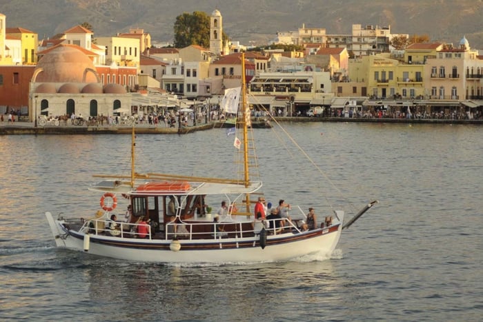 Chania: Båttur til Agioi Theodoroi og Lazaretta-øya