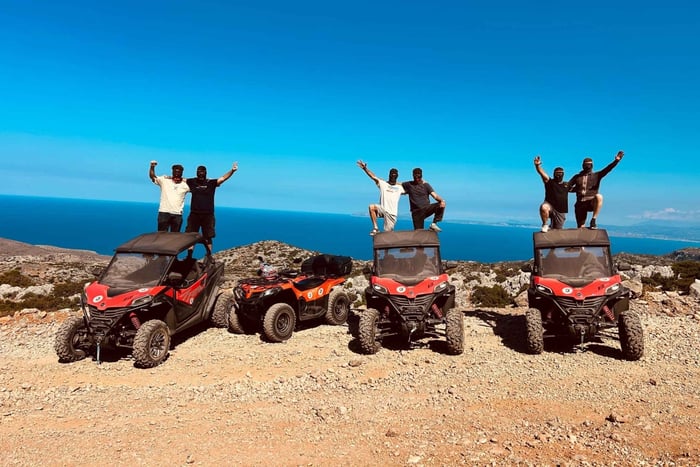 Chania Buggy Safari Off-Road Adventure to Menies Beach.