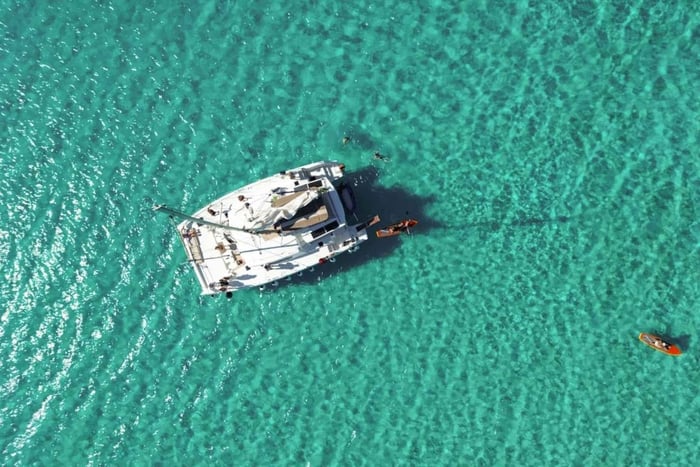 Chrissi: Afternoon Catamaran trip - Dinner, Drinks & Sunset