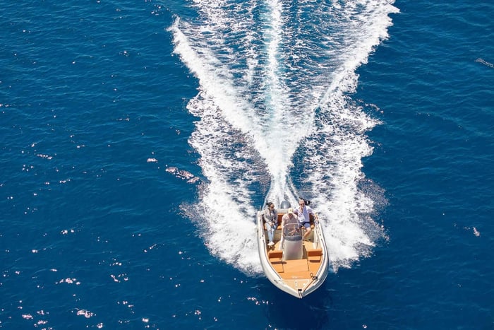 Crète : location de bateau privé avec équipement de snorkeling
