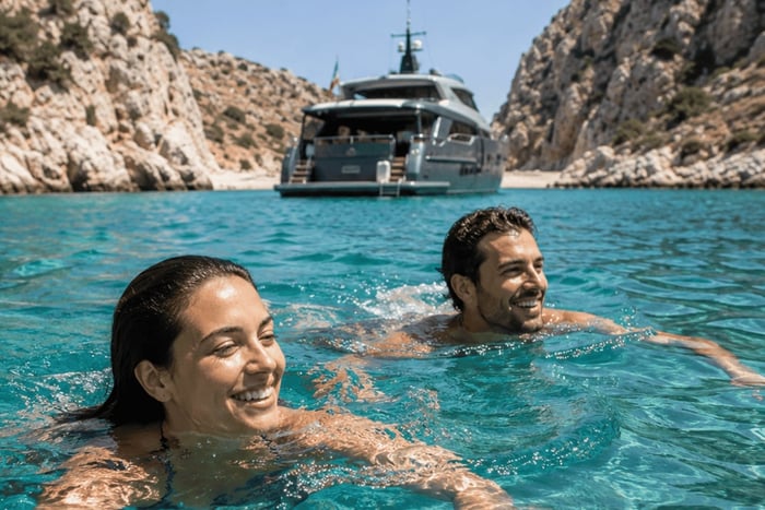 Boottocht naar het eiland Simi en St George's Baai met 3 uur vrije tijd
