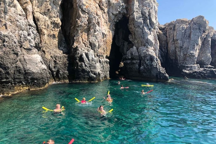 Faliraki: Boat Trip to Afantou Caves, Antony Quinn, Ladiko