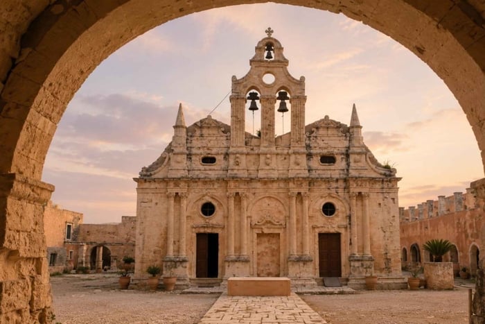 Desde La Canea: tour privado por Creta con el monasterio de Arkadi