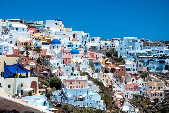 Desde Chania: Excursión de un día a Santorini