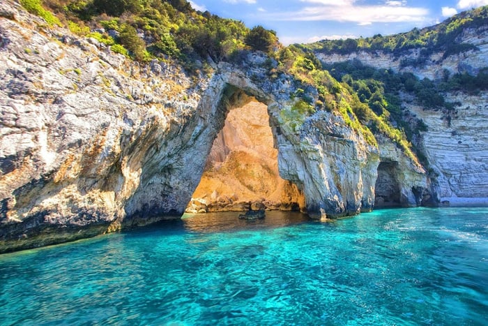 From Corfu: Paxos, Antipaxos & Blue Caves Full-Day Cruise