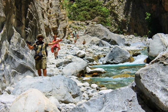 Från Heraklion: Samaria Gorge & Agia Roumeli Hiking Day Trip