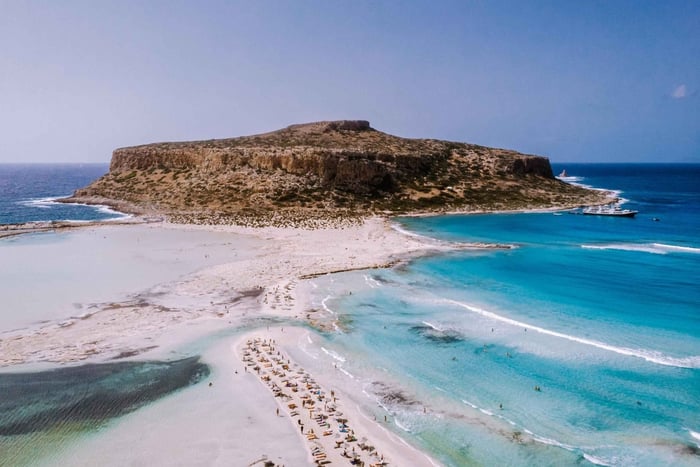 Depuis le port de Kissamos : croisière vers la lagune de Balos