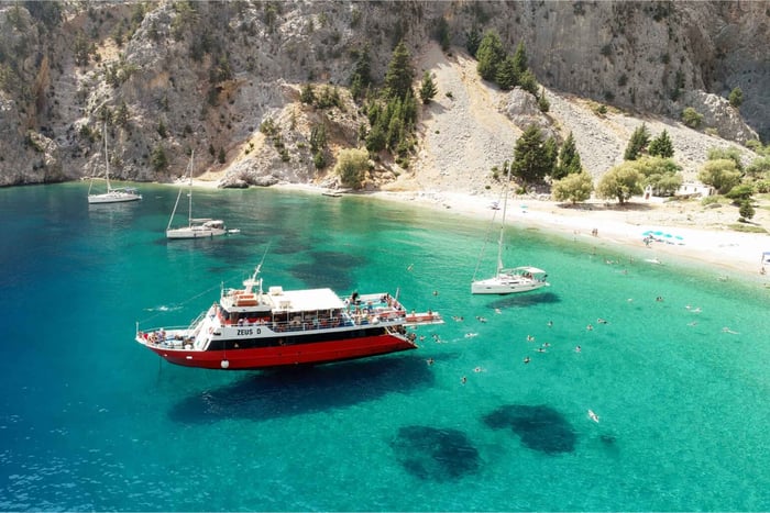 Vanuit Rhodos: cruise naar het eiland Symi en de baai van Sint-Joris