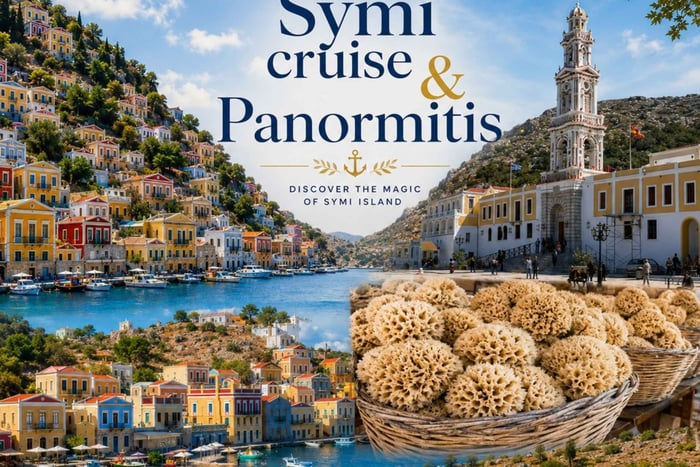 Från Rhodos: Dagsutflykt till ön Symi och klostret Panormitis
