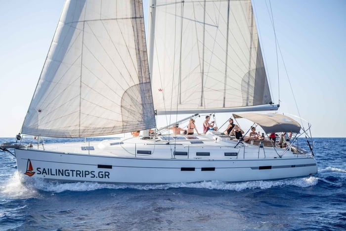 Héraklion : Excursion privée d'une demi-journée à bord d'un voilier vers l'île de Dia