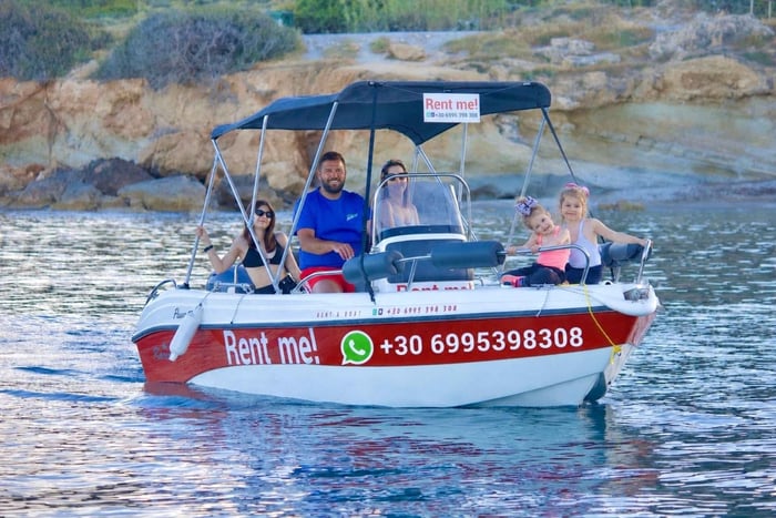 Chersonissos: noleggio barca – patente non obbligatoria