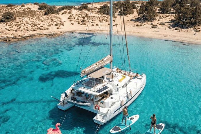 Ierapetra: All-inclusive Catamaran Cruise to Chrissi Island