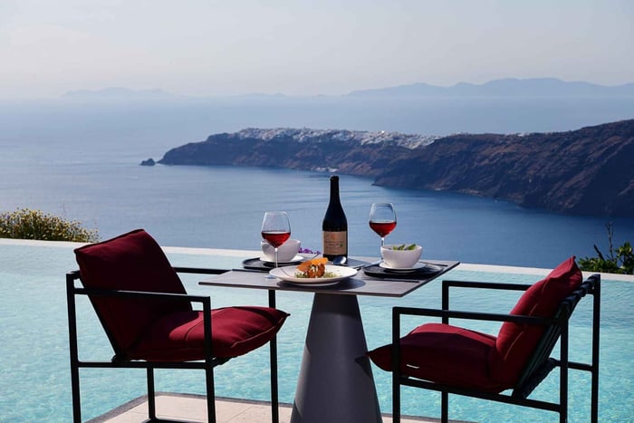 Imerovigli: Premium Wine Tasting with Caldera and Sea Views