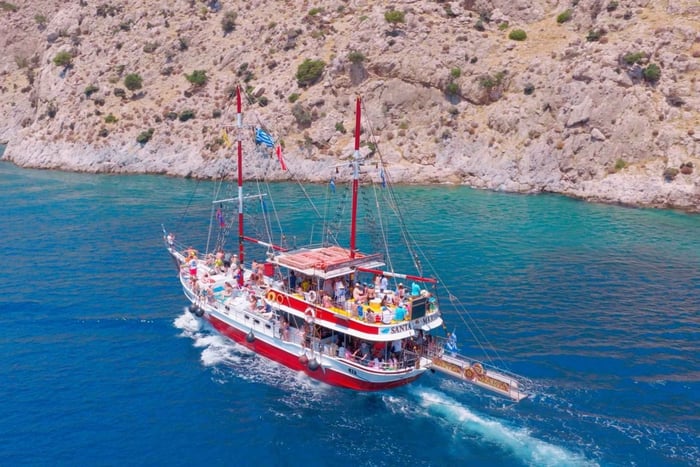 Kos : croisière sur 3 îles avec déjeuner, baignade et audioguide