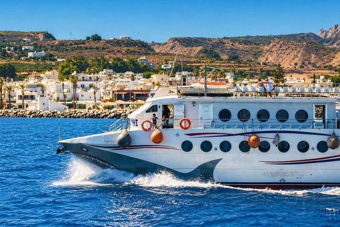 Kos: Ferry Tickets tussen Kardamena en Nisyros Eiland