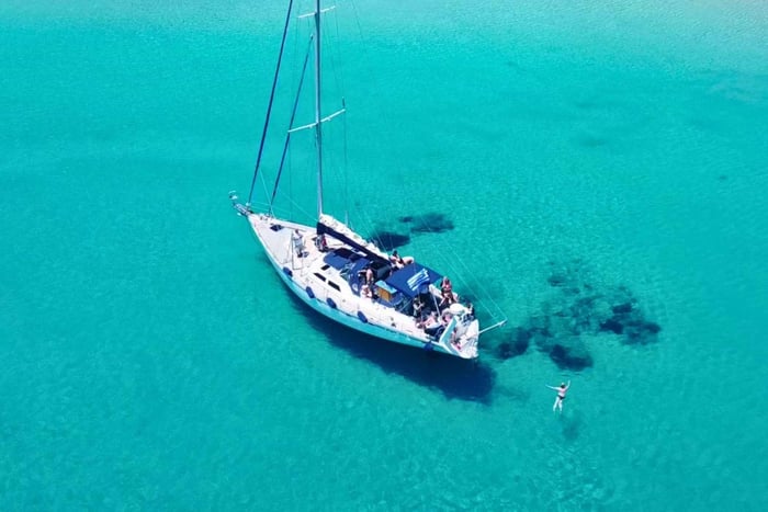 Kos : Journée de voile en petit groupe avec repas, boissons et baignade