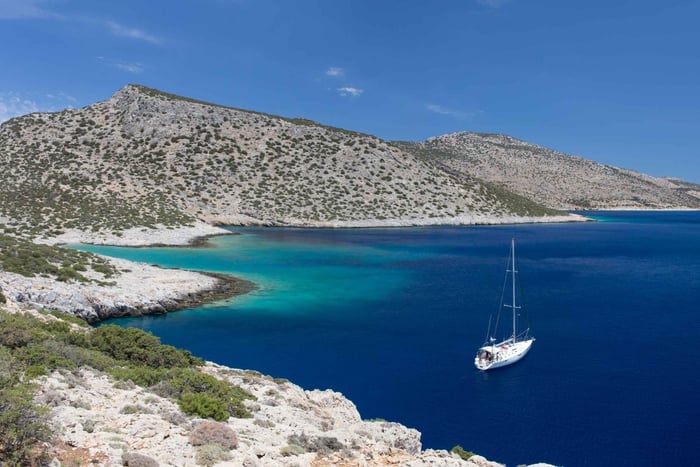 Naxos: Heldags seilcruise på de små Kykladene