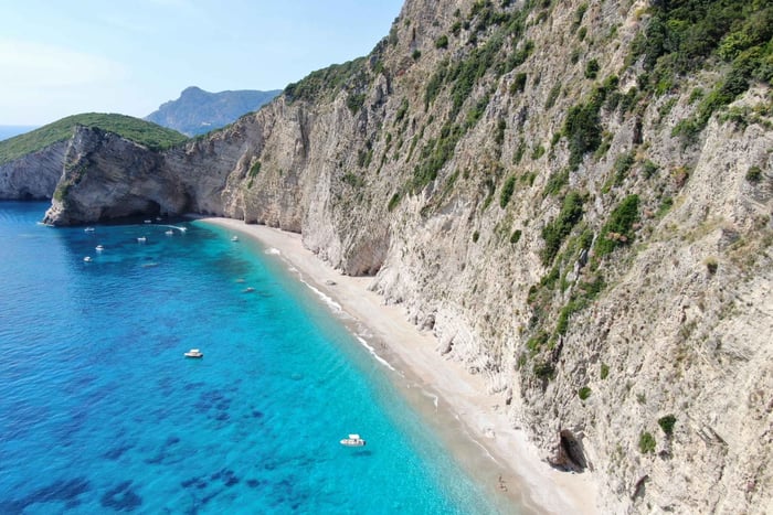 Paleokastritsa: Paradise, Yali Beach & Blue Caves Boat Tour