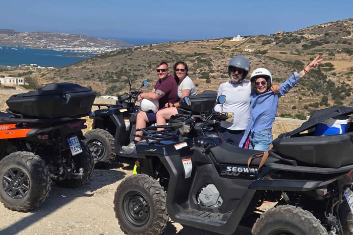 Paros: 4x4 ATV-tour met het dorp Lefkes en de marmergroeve