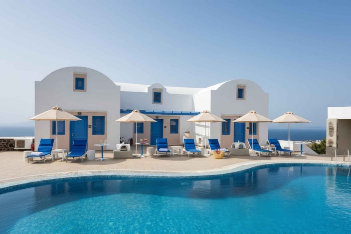 Pass 1 j piscine avec bon pour le bar près de Saint-Georges à Oia