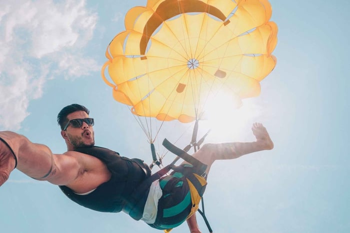 Retimo: volo in parapendio sul Mar Egeo