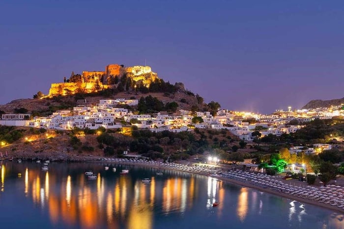 Rhodes: Lindos by Evening with 4 Hours Free Time