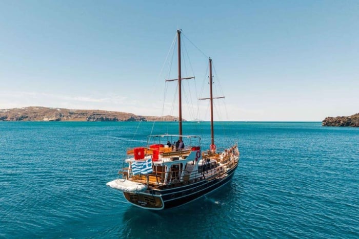 Puerto de Santorini: Crucero al Volcán, Aguas Termales y Thirassia