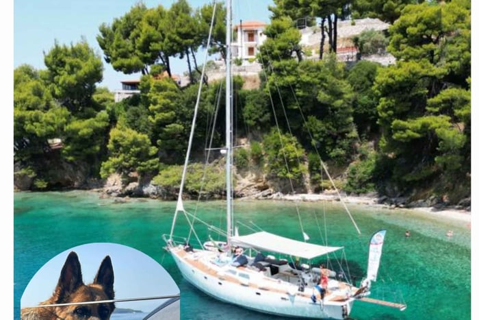 Skiathos : Excursion à la voile d'une journée avec déjeuner à bord