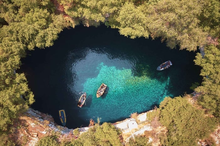 Zakynthos: Kefalonia VIP-kryssning och guidad tur med upphämtning