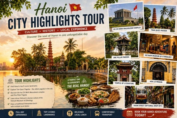 Discover Hanoi City Tour with 5 Famous Attractions