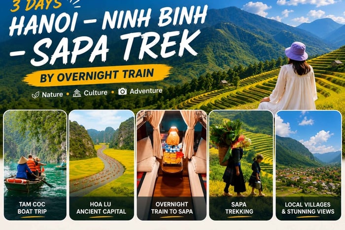 Fra 3-dages guidet trekkingeventyr i Ninh Binh og Sapa