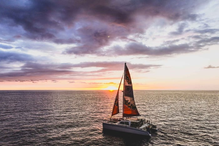 Big Island: romantische zonsondergangvaart vanuit Waikoloa