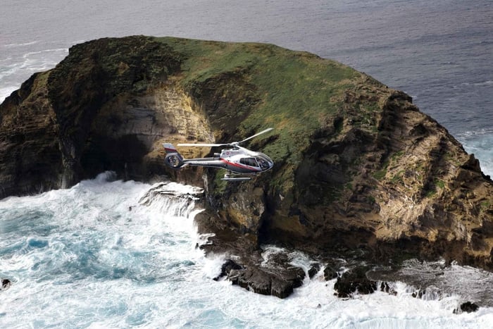 Det centrale Maui: Scenisk helikopterflyvning til Molokai på to øer