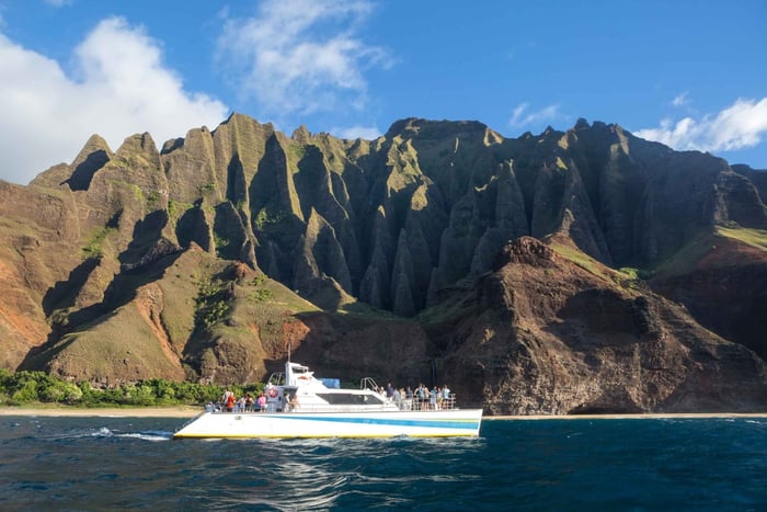 Kauai: Cruzeiro ao pôr do sol em Napali