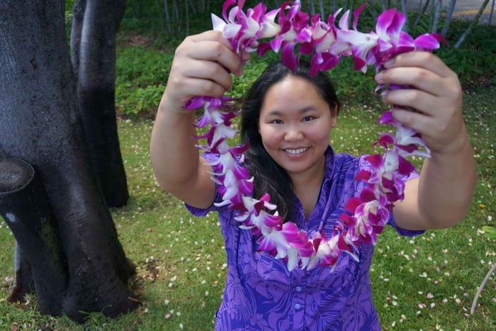 Maui : Aéroport de Kahului (OGG) Accueil traditionnel Lei
