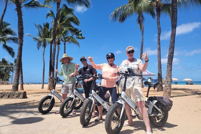 Oahu: Diamond Head E-Bike-Rundfahrt
