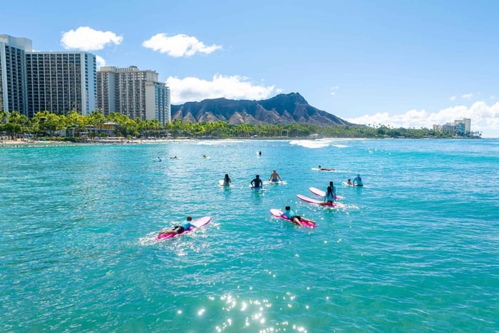 Oahu: Waikiki Private Surf Lesson For Groups (2 or more)