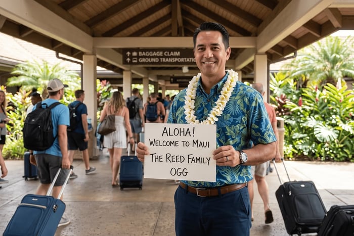 OGG Airport Private Transfer ⇄ Kahului/Makena/Kihei/Lahaina