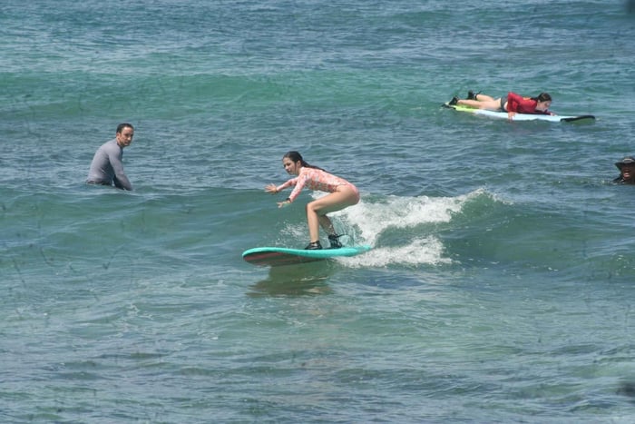 Poipu: Clase de surf en grupo