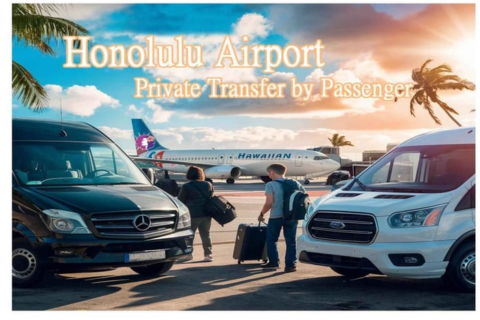 Yksityinen kuljetus waikiki - HNL airport * 1-12 matkustajaa*