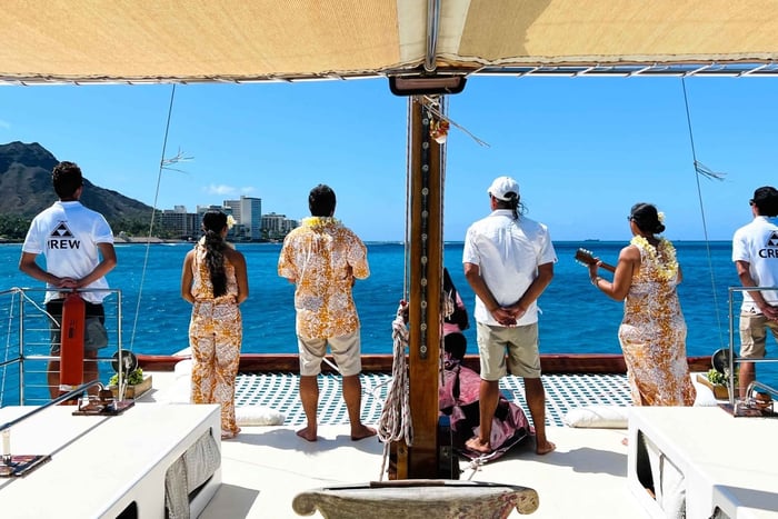 Waikiki: Authentic Hawaiian Cultural Sail (Afternoon Vibe)