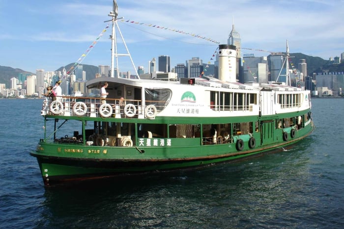 Hong Kong: tour de tarde en el ferri Star por el puerto Victoria