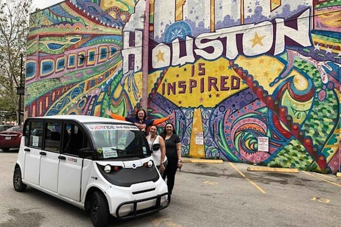 Houston: Mural Tour by Electric Cart