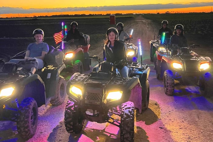 Excursion nocturne de 45 minutes en quad à Houston, Texas, avec photos incluses