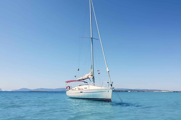Segling med klassisk segelbåt till Espalmador och Formentera