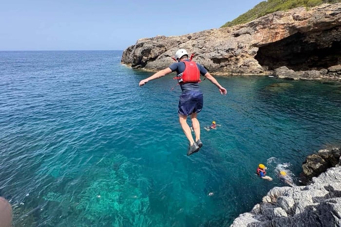 Coasteering Ibiza's North Shore: Jumps, Wild Swims, Caves